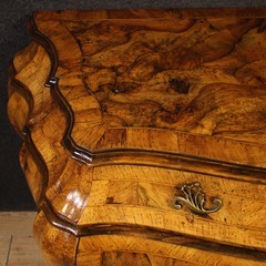 Venetian commode furniture wood 3 drawers antique style dresser 20th century