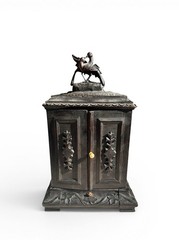 Antique German Black Forest Cabinet jewelry