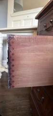 19th century Antique Oak Wood Wash stand (cabinet) with Marble top