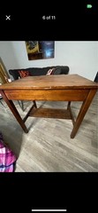 Antique Cadillac Cabinet Co. Desk – Mission Style Solid Oak- Early 1900s Detroit