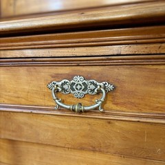 Antique French County Louis Philippe Buffet Deux Corps Housekeeper Cabinet