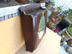 RARE Antique 1900s Medicine Cabinet with Mirror