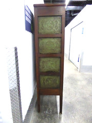 19TH C AMERICAN PIE SAFE WITH TIN PANELS OF STAR MOTIF