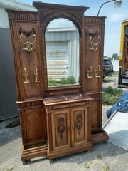 Antique European Large Halltree
