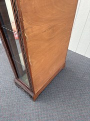 66959 Fancy Inlaid Decorator Curio China Cabinet with Bronze Ormalu