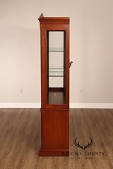 Ethan Allen Medallion Collection Cherry Lighted China Cabinet
