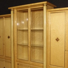 Bookcase Italian cabinet showcase antique style living room 900 furniture wood