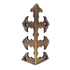 4pcs Vintage Solid Brass Anchor Box Corner Protector Decor Shelf Cabinet Hardwar