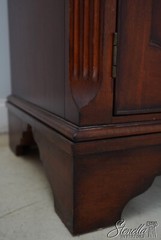 F65808EC: Mahogany Large 3 Section TV Entertainment Bookcase Unit