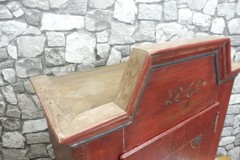 Antique Wooden Wall Cabinet Hanging Cabinet Bathroom Cabinet 1860