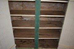 Antique Primitive Pie Safe Kitchen Cupboard Green Yellow Jelly Cabinet Pantry