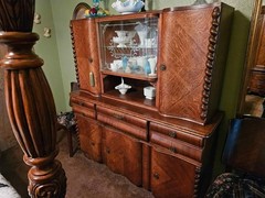 Antique Oak Hutch