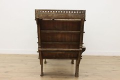 Indian Antique Carved & Painted Giant 9′ Granary Cabinet #52037