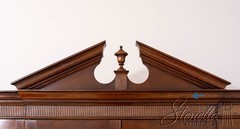 F70708: STICKLEY Mahogany 4 Door Breakfront Bookcase Cabinet