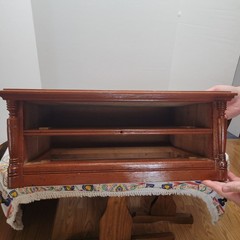 Antique J & P Coats 2 Draw Wood Spool Cotton Cabinet Counter Top Store Display