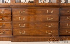 68209: HENREDON Rittenhouse Square Mahogany Breakfront China Cabinet