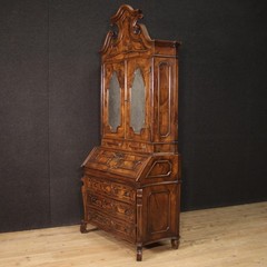 Lombard trumeau bureau double body furniture 20th century antique style desk