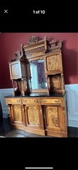 1880’s Antique Cabinets, Very Well Maintained, 2 Sections, Very Detailed …