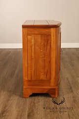 Ethan Allen French Country Style ‘Legacy’ Maple Bowfront Server