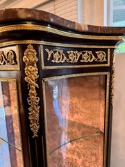 A Fine 19th Century French Vernis Martin Bronze Mounted Vitrine.francois L Style