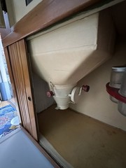 Antique 1920s Golden Oak Hoosier Kitchen Cabinet – Complete w/Original Carousel