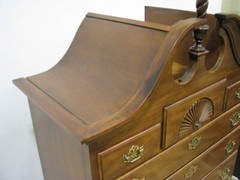 Vintage Hickory Furniture “Masterpieces Collection” Mahogany Highboy Queen Anne