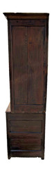 Antique Livery cabinet cupboard oak raised panel Pilgrim Period Farm House