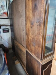 Very Large High End Antique Look China Cabinet Curio Excell. Cond. P.U. MI