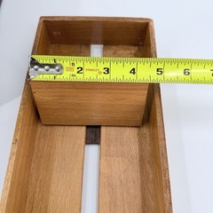 Vintage Oak Wooden Library Index Card File Cabinet 4-Drawer ￼