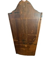 Vintage Primitive Wooden Spice Cabinet Cabby Wall-mount Decor Green