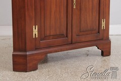 73418: HENKEL HARRIS Large Cherry Corner China Cabinet