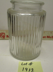 HOOSIER CABINET ORIGINAL TEA SPICE JAR GLASS LOT # 1219
