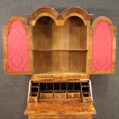 Trumeau English funiture double body wood bureau desk 20th century 900 commode