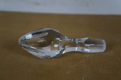 Vintage Baccarat France Clear Crystal Wine Whiskey Liquor Decanter Bottle 13″