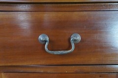 Vintage Indonesian Mahogany Lattice Carved Cupboard Buffet Server Drybar