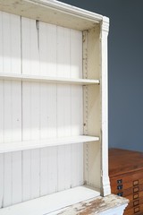 Antique Mercantile General Store Display Apothecary Cabinet Bar white Counter