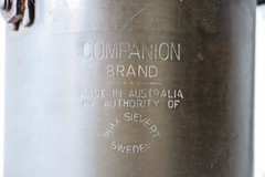 Antique Brass Flame Thrower / Blow Torch. Designed in Sweden, Made in Australia