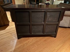Antique Chinese cabinet (brown, probably teak) , excellent condition.