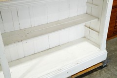 Antique Mercantile General Store Display Apothecary Cabinet Bar white Counter