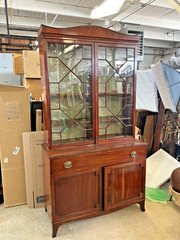 Late 19th Century George III Style China Cabinet