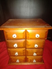 Mid To Late 19th Century Miniature Cabinet
