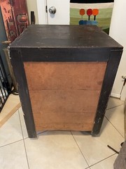 1920’s Yawman & Erbe 36 Drawer Parts Chest, Oak Cabinet, Japanned Metal Drawers