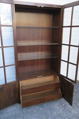 John Widdicomb Hollywood Regency China Display Cupboard Cabinet 5291