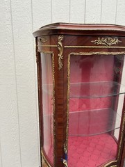67087 Louis XV Curio China Cabinet with Bronze ormalu