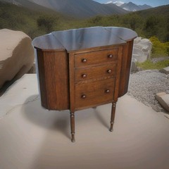 Rare Find! Antique Imperial Furniture Mahogany Martha Washington Sewing Cabinet
