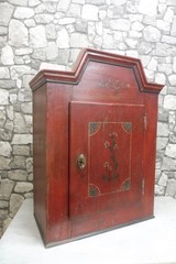 Antique Wooden Wall Cabinet Hanging Cabinet Bathroom Cabinet 1860