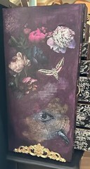 Collectors Cabinet, Dark Acedamia, Goth. One Of A Kind. Signed By Artist