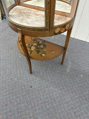 67291 Louuis XV Hand Made Curio Cabinet