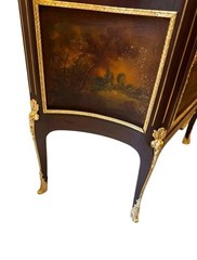 A Fine 19th Century French Vernis Martin Bronze Mounted Vitrine.francois L Style