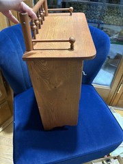 Victorian Farmhouse Antique Oak Medicine or Jewelry Cabinet With 4 Drawers